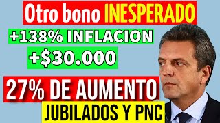 💥OTRO BONO Y AUMENTO DEL 27  Jubilados y Pensionados PNC Anses Noviembre 2023 [upl. by Walli93]