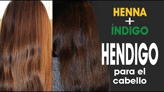 Cómo preparar y aplicar Henna  Indigo hendigo para el cabello [upl. by Trip88]