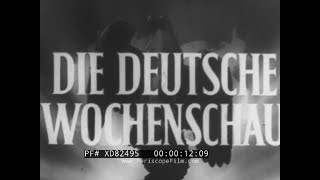 1942 GERMAN ARMY NEWSREEL GERMAN SOCCER CHAMPIONSHIP BATTLE OF STALINGRAD XD82495 [upl. by Anecuza252]