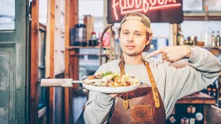 Chicoréesalat mit Austernpilzen und AprikosenSenfdressing I Kitchen Kiosk I FOODBOOM I FOODBOOM [upl. by Ianthe652]