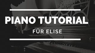 Für Elise  Piano Tutorial  Beginner  PianoPig [upl. by Kreindler]