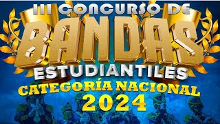 3er Concurso Nacional de Bandas Estudiantiles  Cochabamba 2024 [upl. by Ingemar]