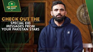 Check out the special Eid Messages from your Pakistan Stars 🤩  PCB  MA2A [upl. by Miles]