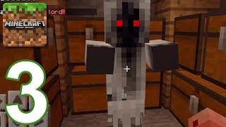 Minecraft PE  Gameplay Walkthrough Part 3  Haunted Tunnel iOS Android [upl. by Akiria]