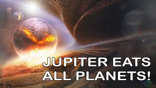 What If Jupiter Swallowed Every Planet in the Solar System [upl. by Adidnere627]