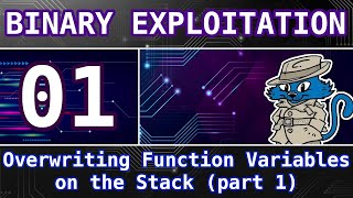 1 Overwriting Variables on the Stack pt 1  Buffer Overflows  Intro to Binary Exploitation Pwn [upl. by Shevlo]