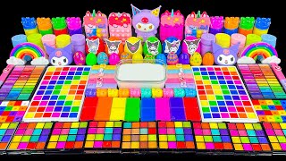 Random Slime Mix ASMR 🌈Satisfying Random Mix of Fun Rainbow Colored Kuromi💖Kepuasan Slime Video [upl. by Nala]