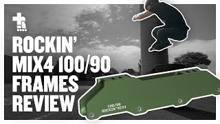 Rockin MIX4 10090 Frames Review  Big Wheel Inline Skating [upl. by Asek]