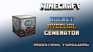 Rocket Mycelial Generator 💎 Minecraft Industrial Foregoing Tutorial 💎 Deutsch [upl. by Synned573]