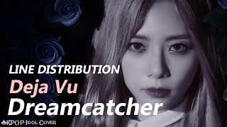 Dreamcatcher  DEJA VU  Line Distribution Color Coded [upl. by Acirea674]