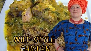 Oyinbo Cooking Wild Style Onion Chicken Sauce [upl. by Kadner]