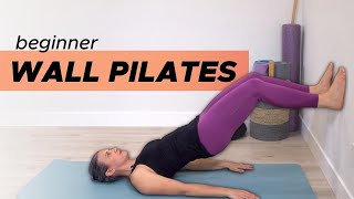 Beginner Wall Pilates  20 min athome Workout [upl. by Braeunig]