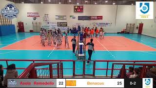 VVOLLEY BENACUS vs ASOLAREMEDELLO [upl. by Dukie]