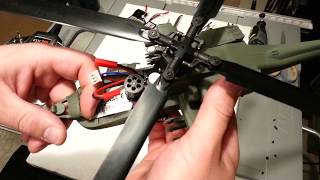 Horizon Hobby  AH64 Apache Micro  Lipo Hatch Mod for Bigger Lipos [upl. by Mcbride428]