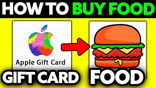 How To Buy Food with Apple Gift Card 2024 [upl. by Etezzil]