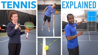 The Rules of Tennis EXPLAINED scoring terms and more [upl. by Joub]