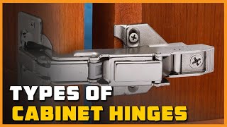 Types of Cabinet Hinges [upl. by Ecirtra213]