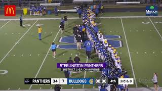 Sterlington Panthers vs Carroll Bulldogs 11124  District Championship Game [upl. by Eilrebmik]