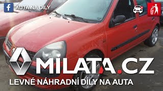 RENAULT CLIO 12 43 kW na náhradní díly  vrakoviště  wwwmilatacz [upl. by Horacio916]