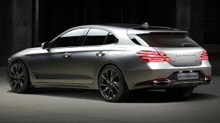 New GENESIS G70 Shooting Brake 2022  FIRST LOOK exterior interior amp RELEASE DATE for Europe [upl. by Laris]