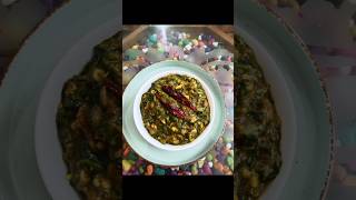 palak recipepalanga saga recipe spinach recipetrendingsong vegfoodies shortsfeeds shorts [upl. by Eshelman]