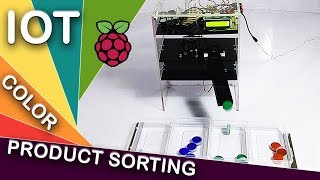 IOT Color Based Product Sorting System using Raspberry Pi [upl. by Suilenrac]