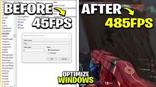 🔧MAXIMUM GAMING PERFORMANCE OPTIMIZE WINDOWS FOR GAMING IN 2024 ✅ INCREASE FPS [upl. by Telrats]