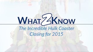 The Incredible Hulk Coaster is Closing [upl. by Nevah960]