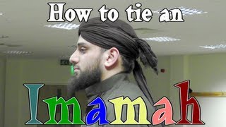 How to tie an Imamah turban  Demonstration [upl. by Ecirtel801]