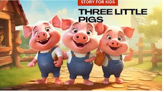 Three Little Pigs  Story for Kids [upl. by Mir]