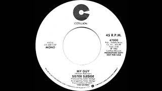 1982 Sister Sledge  My Guy mono radio promo 45 [upl. by Friend]