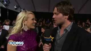 Carrie Underwood Gets Interviewed By Mike Fisher [upl. by Chrisoula]