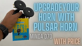 Bajaj Pulsar Minda D70 Horn Unboxing With Price unominda pulsar150 [upl. by Kendry]