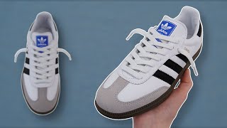 How To Lace Adidas Samba Loosely BEST WAY [upl. by Ainoet]