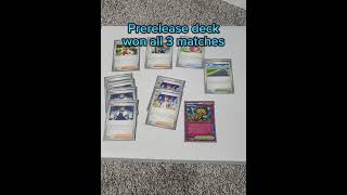 Prerelease deck pokemon pokemoncards pokemontcg [upl. by Nahum]