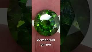 Demantoid Garnet from the Urals The Enchanting Green Gemstone gemstonenaturalgarnetdemantoid [upl. by Leor]