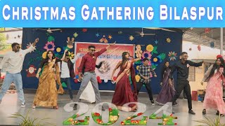 Christmas Gathering Bilaspur 2024  4K Dance Video 📸  St Vincent Palloti Church Bilaspur [upl. by Naltiac80]