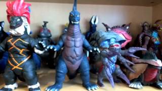 Entire Kaiju Collection  February 2016 [upl. by Nirb852]