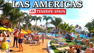 TENERIFE  PLAYA DE LAS AMÉRICAS  This is what it Really looks like Now 🌞 4K Walk ● December 2023 [upl. by Sucramad]