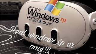 Installing Windows XP on a VR [upl. by Gurney910]