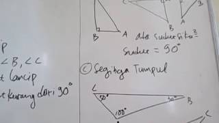 Macammacam Segitiga Berdasarkan Panjang Sisi dan Besar Sudutnya [upl. by Ardnoyek]