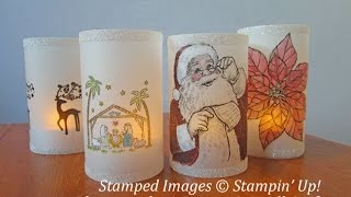 Vellum Tealight Stampin Up [upl. by Dang]