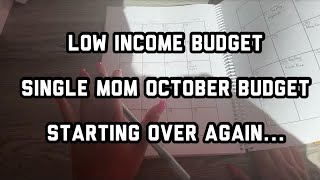 LOW INCOME BUDGET  Budget for Beginners  Budget Low Income  Single Mom Budget [upl. by Anirat]