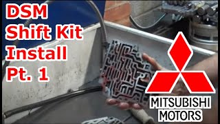 Mitsubishi  DSM Shift Kit Installation Instuctions Part 1 [upl. by Notneuq]