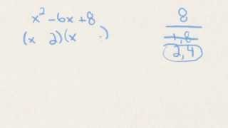 Factor Quadratic Trinomials [upl. by Sielen]