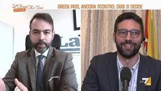 Francesco Borgonovo contro Francesco DUva quotIl vaccino e il green pass sono due cose diverse [upl. by Jp]