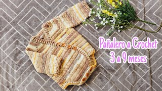 CREA😍 HERMOSO PATRÓN NOVEDOSO DE CROCHET PARA PAÑALERO DE BEBÉ 🥰🌈 [upl. by Lombardy396]