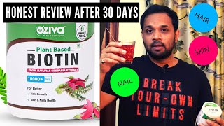 Oziva Biotin Review  Detailed review after 30 Days of use 🔥 [upl. by Magel]