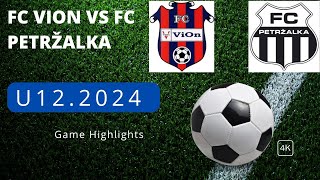 Fc Vion vs Fc Petržalka [upl. by Nnayr]