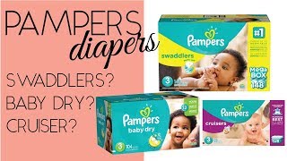 PAMPERS  SwaddlersBaby DryCruiser  REVIEW [upl. by Meredeth]